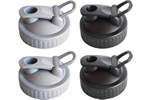 Mason Jar Pour Spout Lid Regular MouthMason Jar Flip Cap Lid 2.76 inch. Leak-Proof Easy Pouring Spout Lids 4Pcs for Kitchen