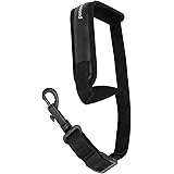 Focusound Upgraded Length Saxophone Neck Strap Soft Sax Leather Strap Padded for Alto and Tenor Saxophone
