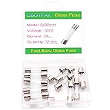 QBGTFAK 12 Pack F1AL125V 5x20 mm 125 V Christmas