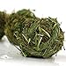 SZBOYU Natural Woven Timothy Grass Ball Small Pets Chew Toy for Rabbits Guinea Pigs Chinchillas Hamsters (2 Pack)