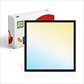 ASD LED 12" Square Flush Mount Light | 24W 1820LM 3000-5000K 120V | 3CCT, Dimmable, Ultra Slim, ETL Listed | Thin Surface Lam