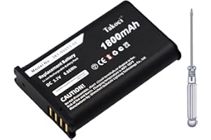 SCESMIA Replacement GPS Battery Compatible with G-Armin Alpha 300 Alpha 200 Alpha 200i Alpha 300i Montana 600T 650T 680T Monterra Fits P/N ：010-11599-00 361-00053-04 3.7V 1800mAh