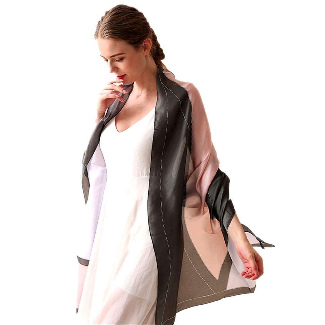 YNS 100% Silk Scarf, Lightweight Satin Long Scarves for Women, Art Print Paisley Silk Scarfs Wrap, Sunscreen Shawl for Travel YNS 100% Silk Scarf, Lightweight Satin Long Scarves for Women, Art Print Paisley Silk Scarfs Wrap, Sunscreen Shawl for Travel