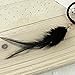 Whitelotous Black Dream Catcher Keychain Handmade Handcraft Feather Keyring