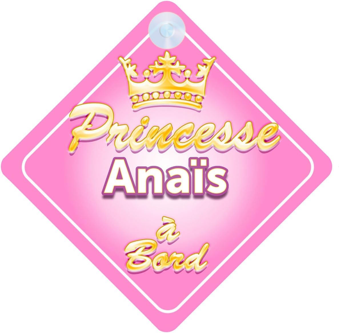 Couronne Princesse Anais Signe Pour Voiture Enfant Bebe A Bord Autocollants Bebe A Bord Auto Et Moto Helpacreche Co Za
