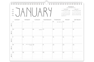 GuassLee Wall Calendar 2026, 2026 Calendar Wall from Jan. 2026 to Dec 2026, 14" X 11" Paper Monthly Planner Wall Hanging Calendar with Thick Paper for Office Home Planning & Organizing