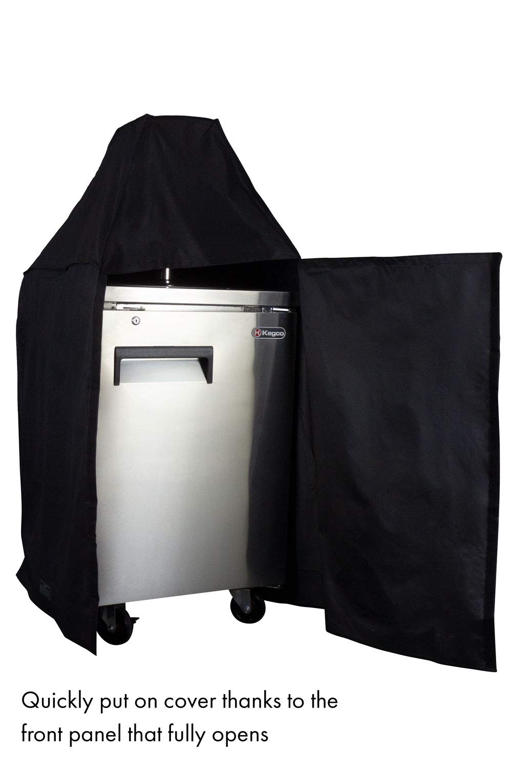 Kitchen Dining Kegco Tx Kcvdp 39l Ez On Commercial Kegerator Cover With Velcro Lined Door Panel Small Appliances