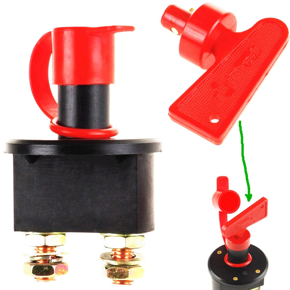 Battery Switches Qiorange Car Battery Isolator Cut Off Switch 12v 24v