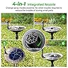OKMEE-GD087B-Solar-Water-Fountain-4-in-1-Nozzle-22W-Pump-with-4-Styles-for-Bird-Bath-Pond-Pool-Fish-Tank-Aquarium-and-Garden-Black-standard OMORC Solar Fountain Upgraded 4-in-1 Nozzle, 2.2W Solar Powered Fountain Pump with 4 Water Styles, Solar Bird Bath…
