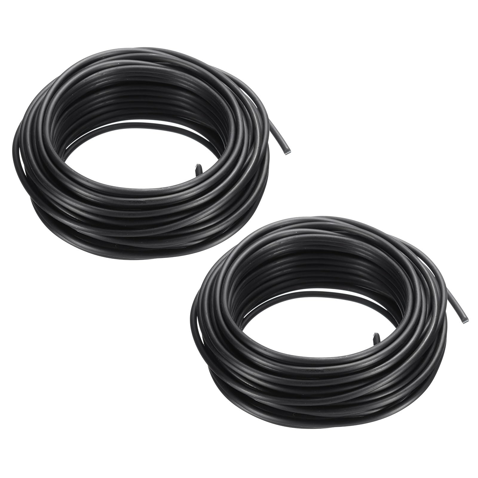 PATIKIL 3.5mm Bonsai Training Wire, 2 Roll Floral Wire Stems Anodized Aluminum Tree Wire 32.8 Feet Total for Gardening Branch Fixing, Black