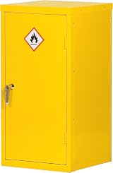 The Workplace Depot Hazardous Cabinet 910mm H Yellow COSHH Storage Unit