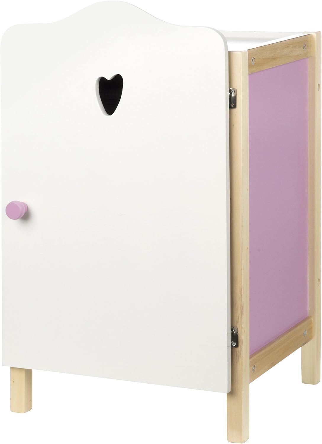 roba Doll Wardrobe 'Scarlett', for storing doll clothing and accessories white lacquered, Medium