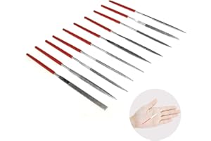 Kalim MINI Diamond Needle File Set (10pcs 150 Grit Precision Diamond File)