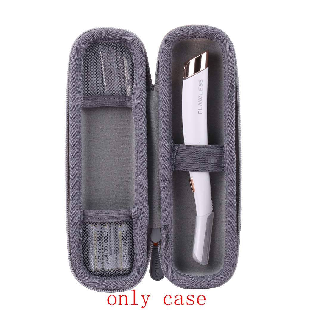 Aenllosi Hard Carrying Case Replacement for Finishing Touch Flawless Dermaplane Glo Facial Dermaplaning and Hair Remover Tool(only case)