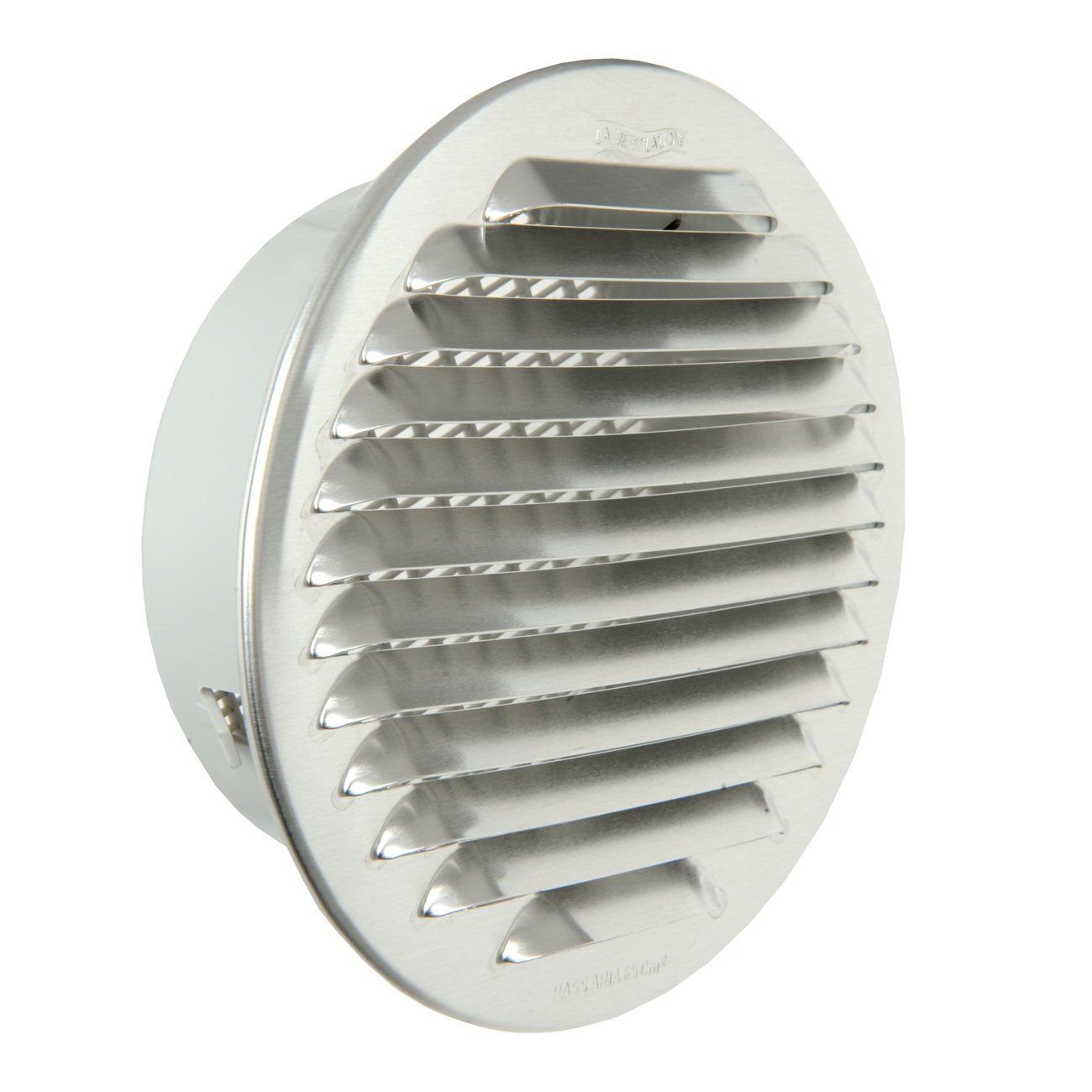The gtap125r-y Ventilation Grill Round Recessed, Aluminium, 150 mm