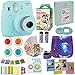 Fujifilm Instax Mini 9 Camera Ice Blue (USA) + Accessories kit for Fujifilm Instax Mini 9 Camera Includes Instant Camera + Fuji Instax Film (20 PK) Galaxy Case + Frames + Selfie Lens + Album and More