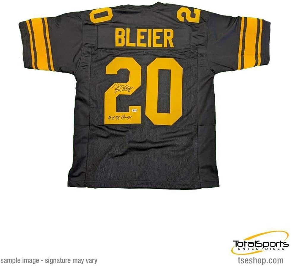 black and yellow nfl jersey