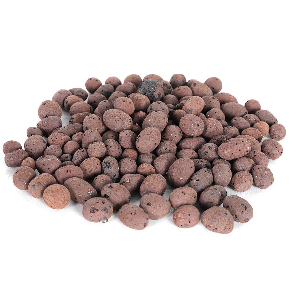 Potting Compost Clay Pebbles, for Filter Water Quality Maintain Water and Nutrients, Professional Grade Hydroponic Ceramic Rocks Indoor & Outdoor Growing (Grey)