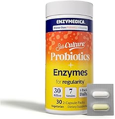 Enzymedica Dinner Duo for Regularity Probiotic + Enzymes, 30 CT