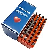 37-Piece Metal Stamps with Love Stamp Stamping Letter and Number Stamp(A-Z & 0-9 + Love) Punch Perfect for Imprinting Metal, Plastic, Wood, Leather (stamps-3MM)