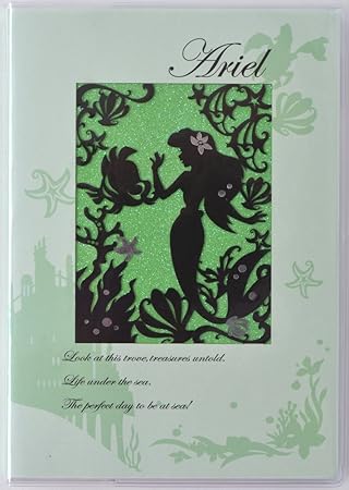 Amazon デルフィーノ 16年手帳 Disney リトルマーメイド 切り絵 15年12月始まり グリーン B6サイズ Dz 手帳 文房具 オフィス用品