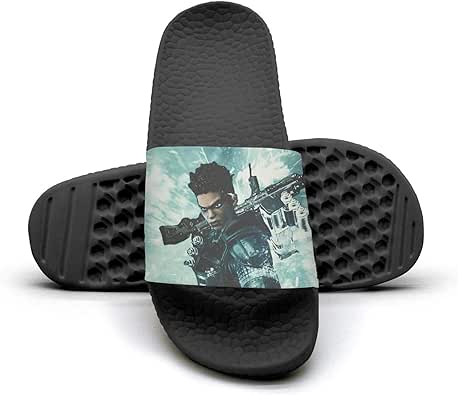 Amazon.com | Men Slides Shoes Apex-Legends-Poster-Blue- Slippers Fashion Sandals | Sandals