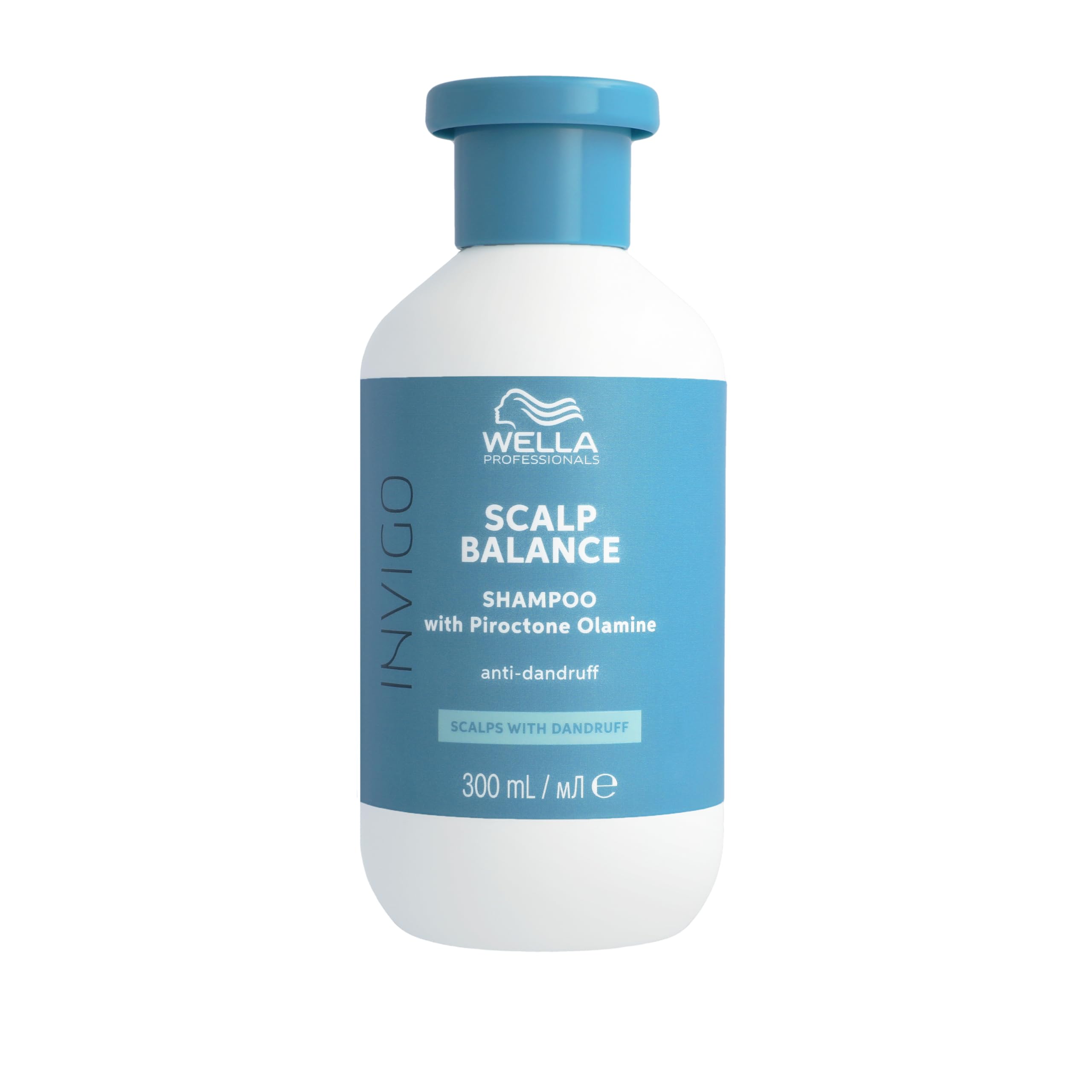 Wella Professionals Invigo Scalp Balance Anti-Dandruff - Gentle Soothing Shampoo - Dry Flaky, Scalp Shampoo For Sensitive Scalps - Fragrance Free (300ml)