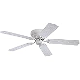 Westinghouse 7217200 Contempra 48-Inch Indoor/Outdoor Ceiling Fan, White Finish