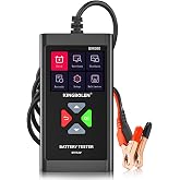 KINGBOLEN BM580 6V/12V Car Battery Tester 100-2000CCA | Digital Auto Battery Analyzer with Load/Charge/Starting System Test, Voltage Checker for Cars, SUV ATV Boats Motorcycles