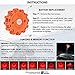 Promondi LED Road Flares Emergency Lights - Roadside Warning Car Safety Flare Kit for Vehicles & Marine Boat | Rescue Beacon Disc Pack with Discs & Window Hammer Seatbelt Cutter & Gloves & Bag