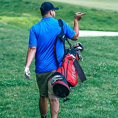2 Pack Golf Towels, Black Microfiber Waffle Pattern Tri-Fold Golf Club Ball Cleaning Towel For Golf Bags With Clip Men Women Golf Gifts - Thumbnail 3