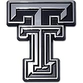 Texas Tech Emblem Red Raiders Premium Metal Auto Emblem (Chrome)