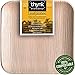 Thynk Palm Leaf Plates, All Natural and Compostable Disposable Plates, Eco Friendly and Elegant 9.5 inch square, 20 Count