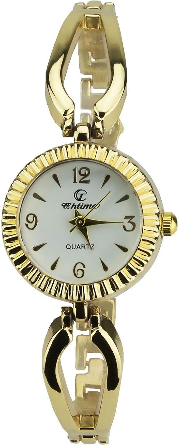 BELLOS Women's White Watch Gift Set - Jewellery Set - Necklace Ring - Earrings - Bracelet, White, 25, Strap, white, 25, Strap - Image 4