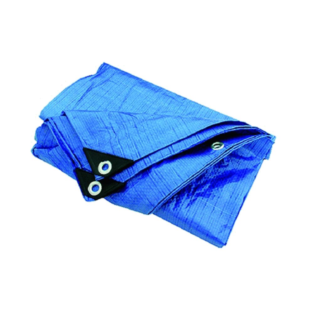 Tarpaulin Polyethylene 'Heavy'. Trimmed and Reinforced with Eyelets. Weight 180 gr./M2.