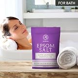 AROMATIKA Epsom Bath Salt Lavender 3x1000g Magnesium Sulphate Natural Relaxation view 7