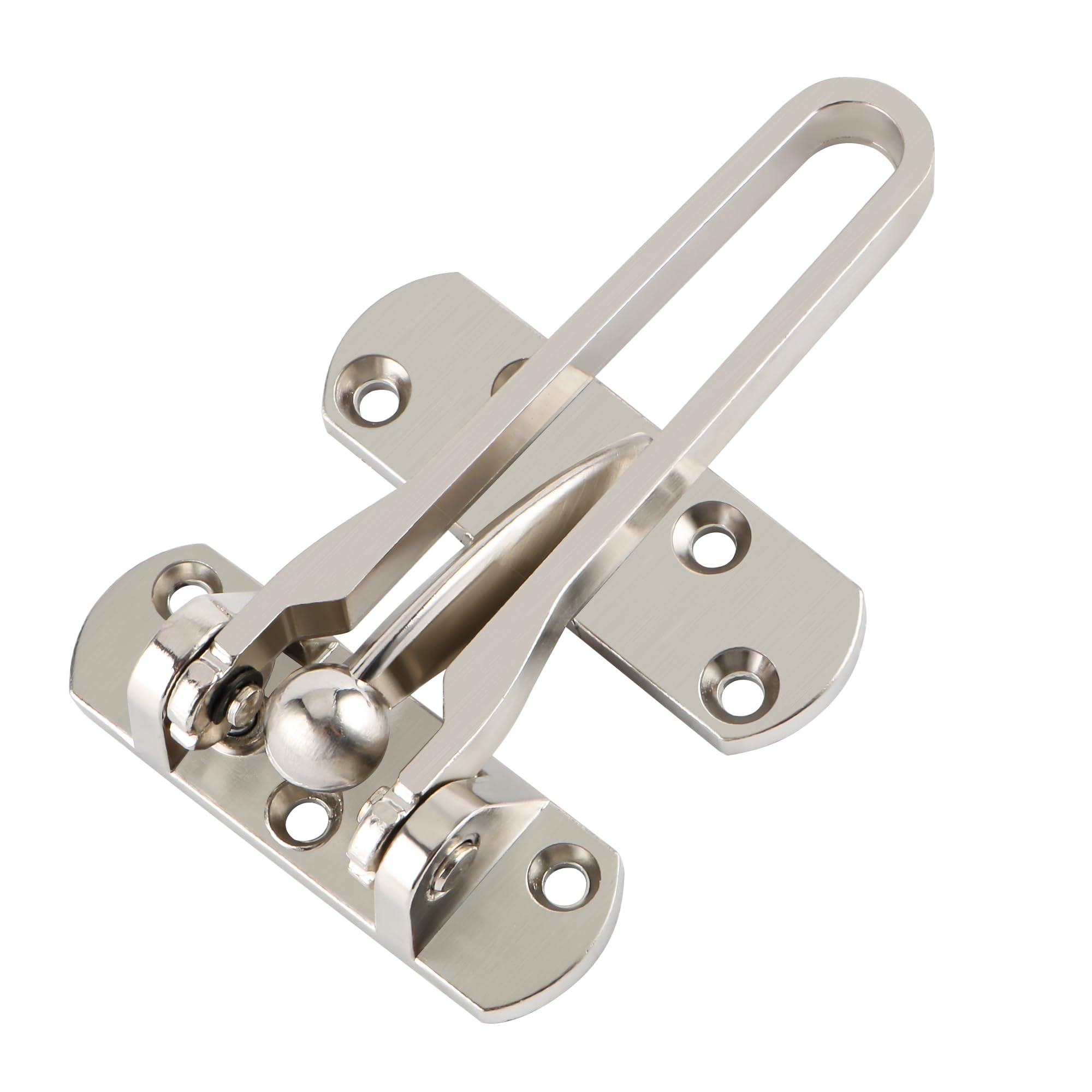 Sayayo Door Chain Lock for Front Door, Polished Swing Bar Door Guard Lock Security Latch for Home Hotel Apartment Houseroom Prevent Forceful Entry