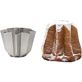 1000/750/500 Grams Pandoro Mould 3 Size Anodised Aluminium Silver for DIY Baking Cake Craft Pastry Bakeware Decoration, Professional Mould Shape for Pandoro, Decorating Mold (750g)