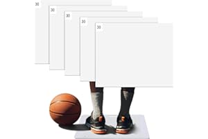 Drydiet 150 Pcs Basketball Sticky Adhesive Mat Replacement Sheets Clean Tacky Floor Mats Replacement Sheet Courtside Basketba