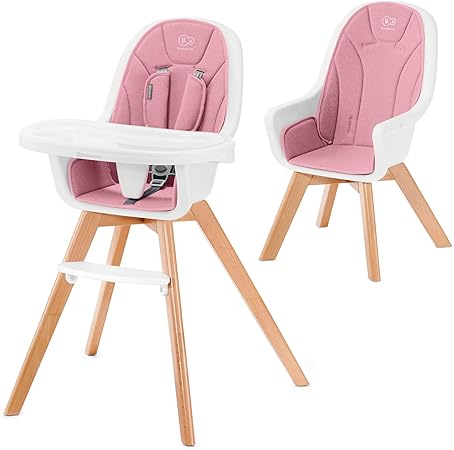 kinderkraft yummy highchair pink