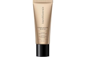 bareMinerals Complexion Rescue Tinted Moisturizer for Face with SPF 30 + Hyaluronic Acid, Hydrating Tinted Mineral Sunscreen for Face, Skin Tint, Vegan