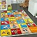 Mybecca Kids Rug ABC Animals Area Rug 5x7 (Approx : 4'11