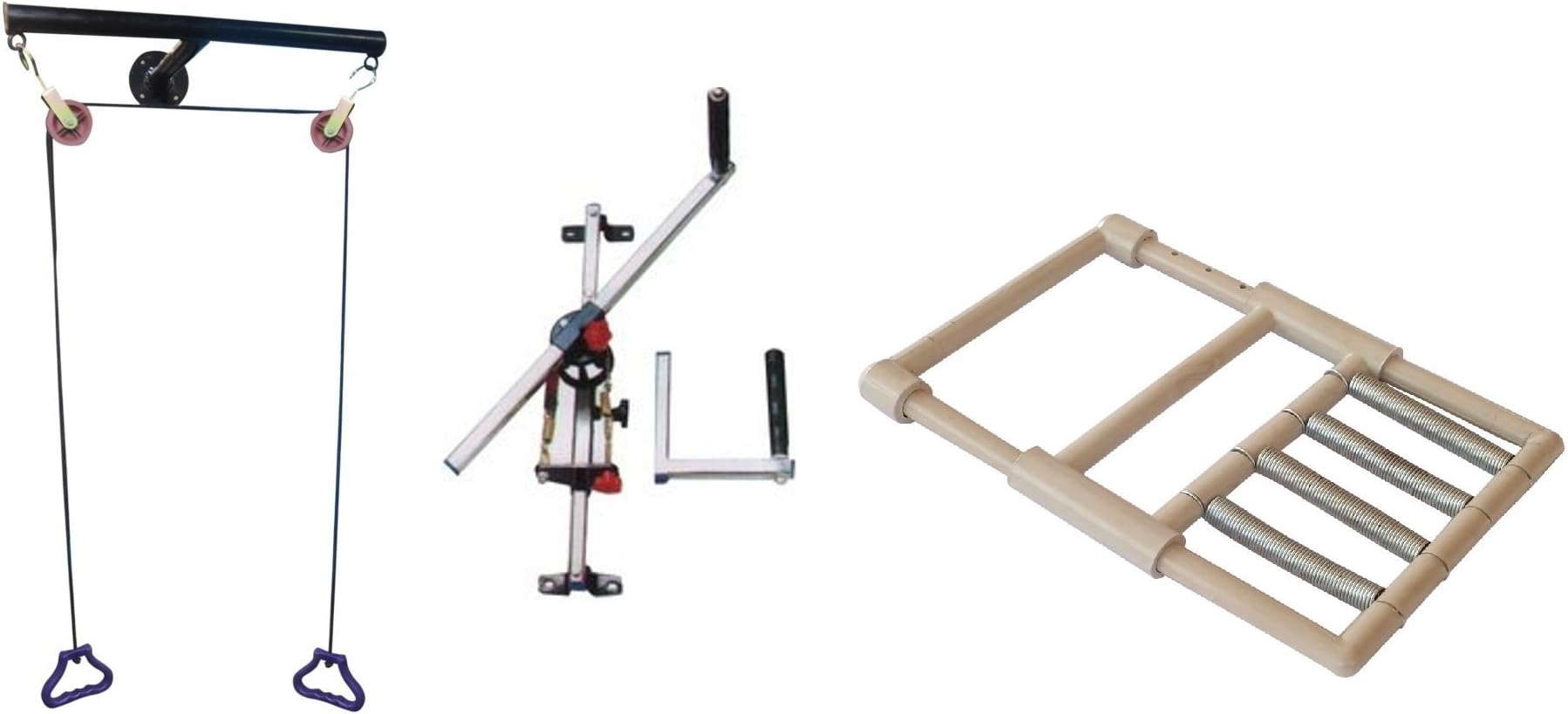 Albio T Shoulder Pully Set Shoulder Wheel Compact with Wrist Exerciser Finger Exerciser Hand Gripper