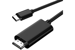 MINDORLEN USB C to HDMI Cable 6ft 4K for Monitor, Adapter MAC, USBC Converter vga iPad pro, MacBook air, Type Cord Chromebook, TV