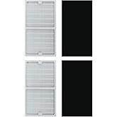 Replacement Idylis Air Purifier Filters C - 2 Pack Hepa & Carbon Filter Set for Idylis Air Purifiers IAP-10-280, IAP-10-200, Part # IAF-H-100C, IAFH100C