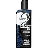Devoted Creations White 2 Bronze Ink Tattoo and Color Fade Protecting Tanning Lotion 8.5 oz