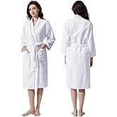 Inner Wish Women's Bathrobe, Terry Cloth Robe - Ultra-Soft, Absorbent, Quick-Dry, with Pockets
