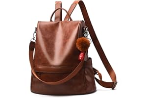 Women Backpack Purse Leather Anti-theft Casual Travel Shoulder Bag for Girls