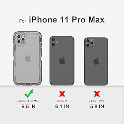 Follaroma for iPhone 11 Pro Max Case, Heavy Duty
