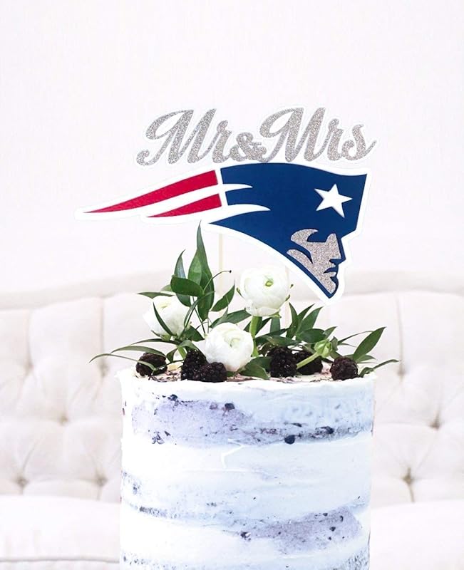 Amazon Com Mr And Mrs Wedding Cake Topper Groom Bride Wedding Football Wedding Decoration Mr And Mrs Cake Handmade